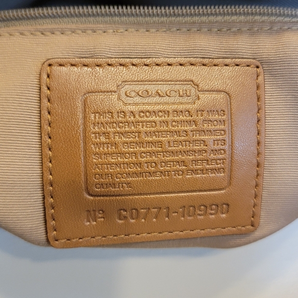 Coach Y2K Signature Woven Folding Top Chelsea Hobo Bag - Picture 7 of 9